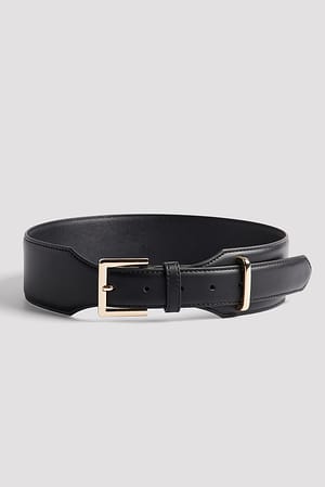 Black Large ceinture sangle