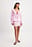 Checked Tie Front Skirt