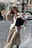 Suede Squared Tote Bag