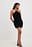 Halterneck Mini Feather Dress