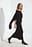 Knitted Poncho Midi Dress