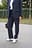 High Waist Straight Leg Melange Suit Pants