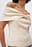 Top met off-shoulder en strikdetail
