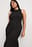 Open Back Structured Maxi Dress