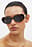 Oval Frame Acetate Sunglasses