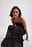 Ruched Satin Maxi Dress