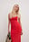 Spaghetti Strap Draped Dress