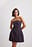 Tailored Bandeau Mini Dress