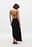 Tie Back Draped Midi Dress