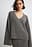 V Neck Knitted Sweater