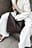 Leather Triangular Tote Bag