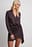 Wrap Satin Shirt Dress
