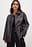 Zip Detail Shiny Pu Jacket