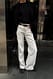 Blue Jeans mit Strukturdetail