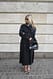 Black Oversize-Trenchcoat