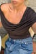 Pink Soft Line drapiertes Top