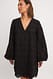 Black Anglaise LS-Minikleid