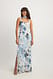Blue Print Maxikleid mit Babylock-Saum