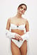 White Balconette-Bikini-Oberteil