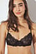 Black Balconette-Spitzen-BH