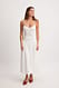 Offwhite Balloon Midi Dress