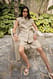 Beige Bermuda-Shorts
