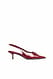 Black Slingback-Pumps mit Schleife