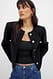 Black Jacke mit Knopfdetail