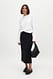 Black Midirock mit Cargo-Taschen