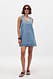 Light Blue Minikleid aus Denim