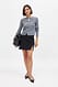 Grey Minirock mit Schlitz