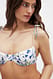 Dark Brown Bikini-BH mit Schnürung