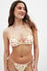 Black hochgeschnittenes Bikini-Höschen mit Kordelzug