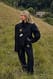 Black bestickte Hose