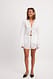 White Embroidery Shorts