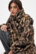Leopard Print Leopardenmantel aus Kunstpelz