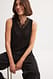 Black Feingestricktes Spitzen-Top