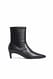 Black taillierte Ankle-Boots