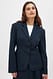 Navy Taillierter Blazer
