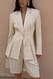 Brown Blazer mit taillierter Passform