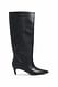 Black enganliegende Kniehohe Stiefel