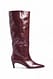 Black enganliegende Kniehohe Stiefel