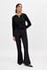 Black Schlaghose mit niedriger Taille