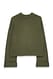 Offwhite Folded Sleeve Knitted Sweater