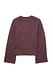 Dusty Light blue Folded Sleeve Knitted Sweater