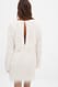 White Minikleid mit Fransen