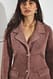 Dusty Plum Fuzzy-Blazer