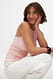 Light Pink Neckholder-Top mit Struktur
