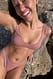 Dusty Dark Pink hochgeschnittenes Bikini-Höschen