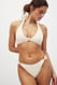 White hochgeschnittenes Bikini-Höschen